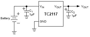 TC2117-3.0, Стабилизаторы положительного напряжения с малым падением напряжения